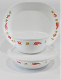 ❤️ 9-pc Corelle RAINFOREST SERVING SET Platter 1-Qt, 28-oz & 10-oz Dessert Bowls