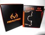❤️ REALTREE Black Leather RFID Bifold PASSCASE ID Card WALLET Camouflage Inlay