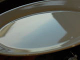 Corelle Comcor SANDSTONE 9.5" x 7.75" OVAL PLATTER Entree Plate Beige Tan