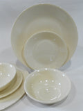 ❤️ VGC 6-pc Corelle SANDSTONE 2 Dinner, 2 Bread PLATES, 2 Soup BOWLS 18-oz