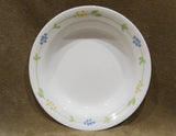 Corelle SECRET GARDEN 15-oz Flat RIMMED SOUP BOWL Pasta Stew 8 1/2 Floral