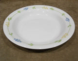 Corelle SECRET GARDEN 15-oz Flat RIMMED SOUP BOWL Pasta Stew 8 1/2 Floral