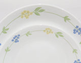 Corelle SECRET GARDEN *Choose 8 1/2 LUNCH or 10 1/4 DINNER PLATE Yellow Blue Floral