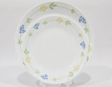 Corelle SECRET GARDEN *Choose 8 1/2 LUNCH or 10 1/4 DINNER PLATE Yellow Blue Floral