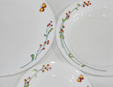 ❤️ 3-pc CORELLE by Corning SERENITY BUTTERFLY Dinner, Bread Plate & 15-oz Flat Rim Bowl