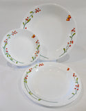 ❤️ 3-pc CORELLE by Corning SERENITY BUTTERFLY Dinner, Bread Plate & 15-oz Flat Rim Bowl