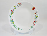 ❤️ 3-pc CORELLE by Corning SERENITY BUTTERFLY Dinner, Bread Plate & 15-oz Flat Rim Bowl