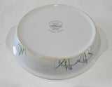 ❤️ HTF Corelle Coordinates SHADOW IRIS  9" PIE PLATE Stoneware Purple Floral