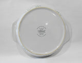 ❤️ HTF Corelle Coordinates SHADOW IRIS  9" PIE PLATE Stoneware Purple Floral