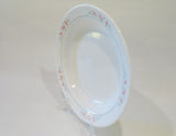 ❤️ NRM Corelle SILK BLOSSOMS 15-oz Flat Rim SOUP BOWL Pasta Floral Pink Gray