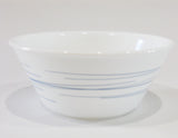 ❤️ 1 Corelle Signature SILVER STRANDS 21.5-oz SOUP Cereal BOWL *Crisscross Blue Gray Lines