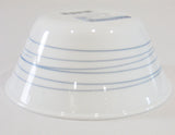 ❤️ 1 Corelle Signature SILVER STRANDS 21.5-oz SOUP Cereal BOWL *Crisscross Blue Gray Lines