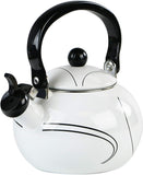 ❤️ CORELLE 2 Qt. WHISTLING TEA KETTLE SIMPLE LINES or SOUTH BEACH