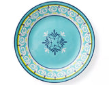 ❤️ 20-pc Corelle Signature SORRENTO DINNERWARE SET *Mediterranean Italy Turquoise Yellow
