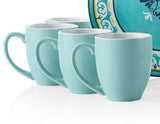 ❤️ 20-pc Corelle Signature SORRENTO DINNERWARE SET *Mediterranean Italy Turquoise Yellow