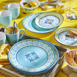 Corelle Signature SORRENTO Choose: 11" Dinner OR 8 1/2 Lunch PLATE *Italy Turquoise Yellow
