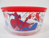 PYREX 4 Cup SPIDERMAN Storage Bowl *Marvel Comics Legend Spidey Action Hero