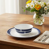 *NEW Corelle VIVID SPLASH 16-oz SOUP CEREAL BOWL *Bold Indigo Blue Brushstrokes