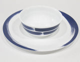 *NEW Corelle VIVID SPLASH 10.25" DINNER PLATE *Bold Indigo Blue Brushstrokes