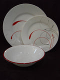 NEW 12-pc Corelle Round SPLENDOR DINNERWARE SET Dinner Lunch PLATES 18-oz BOWLS