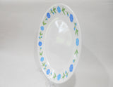 ❤️ NR Mint CORELLE Livingware SPRING BLUE 10.25" DINNER PLATE Retro Floral