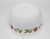 ❤️ HTF Corelle SPRING PINK 28-oz SUPER SOUP /CHILI BOWL Red Floral 6 1/4" x 3"