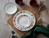 1 CORELLE Livingware SPRING PINK 18-oz SOUP Cereal Salad BOWL 6 1/4" Green Bands