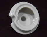 *Replacement CORELLE White Porcelain SUGAR BOWL LID Knob Top w/Spoon Notch