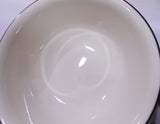 ❤️ Corelle SUNBLOSSOMS 18-oz SOUP BOWL Sunflowers Bees Seeds Sandstone Black Rim