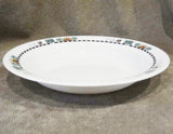 ❤️ Corelle SUNBLOSSOMS Sandstone 15-oz Flat Rim SOUP PLATE BOWL Sunflower Bees Seed