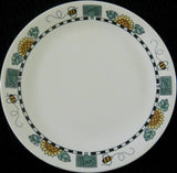 ❤️ GUC 1 Corelle SUNBLOSSOMS 8.5" LUNCH PLATE Sandstone Sunflowers Seeds Bees