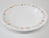 Corelle TANGERINE GARDEN 15-oz BOWL Flat Rimmed SOUP PLATE *Peach Green