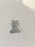 Corelle Ultra TEMPO / City Block 15-oz Flat Rim SOUP Plate 9" PASTA BOWL *Black Squares