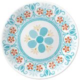 ❤️ Corelle TERRACOTTA DREAMS 6.75" APPETIZER PLATE Bread TURQUOISE ORANGE YELLOW