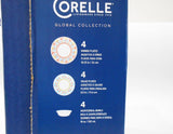 ❤️ Corelle TERRACOTTA DREAMS 12-pc DINNERWARE SET Mexican Tile Turquoise Yellow Orange
