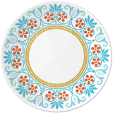 ❤️ Corelle TERRACOTTA DREAMS *Choose: DINNER or LUNCH PLATE Turquoise Orange Yellow