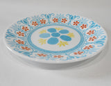 ❤️ Corelle TERRACOTTA DREAMS 6.75" APPETIZER PLATE Bread TURQUOISE ORANGE YELLOW