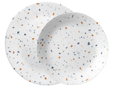 Corelle TERRAZZO AZUL Choose: DINNER or LUNCH PLATE Italian Mediterranean Walkway