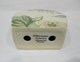 ❤️ HTF Corelle Coordinates TEXTURED LEAVES Tabletop Napkin Holder Stoneware