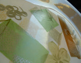*NEW Corelle Sandstone TEXTURED LEAVES 10 x 12 1/4" Oblong SERVING PLATTER Plate
