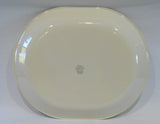 ❤️ 1 Corelle COASTAL BREEZE Serving PLATTER Oblong Plate Blue Green Sea Grasses
