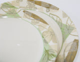 NRM CORELLE Sandstone TEXTURED LEAVES *Choose: 10 1/4" DINNER or 9" LUNCH Plate