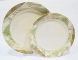 NRM CORELLE Sandstone TEXTURED LEAVES *Choose: 10 1/4" DINNER or 9" LUNCH Plate