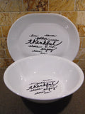 ❤️ Corelle CELEBRATIONS THANKFUL Serving Piece >>Choose: PLATTER or 2-Qt BOWL