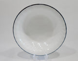 ❤️ 1 NRM Corelle TIGER LILY 18-oz SOUP BOWL Cereal Enhancements Black Swirl Rim