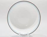 Corelle TREE BIRD 18-oz SOUP CEREAL BOWL 6 1/4"  *Turquoise Blue & Brown Bands