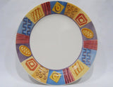 ❤️ 1 Corelle TRIBAL Sandstone 7 1/4" BREAD PLATE Dessert Pie *African Colorful