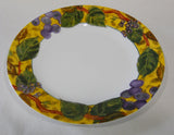 Corelle TUSCAN VINE 8 1/2" LUNCH Plate VINEYARD PURPLE Wine GRAPE LEAVES