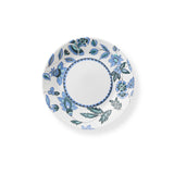 ❤️ 16-pc Corelle VERANDA DINNERWARE SET *Blue Gray Aqua Floral & Seaside Tiles