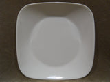 Corelle N.Y. Market Street LANEA WARM WHITE 9" Square LUNCH PLATE Ivory Bone